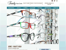 Tablet Screenshot of familyvisioncentre.com